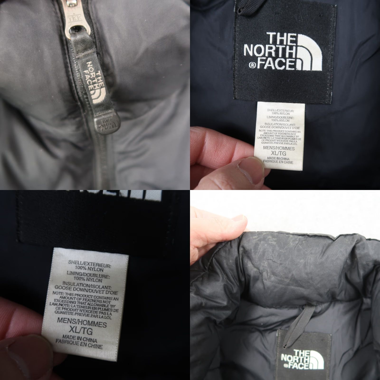 The North Face VINTAGE The North Face Nuptse 700 Goose Down Puffer Men's XL Black Jacket Size US XL / EU 56 / 4 - 9 Thumbnail