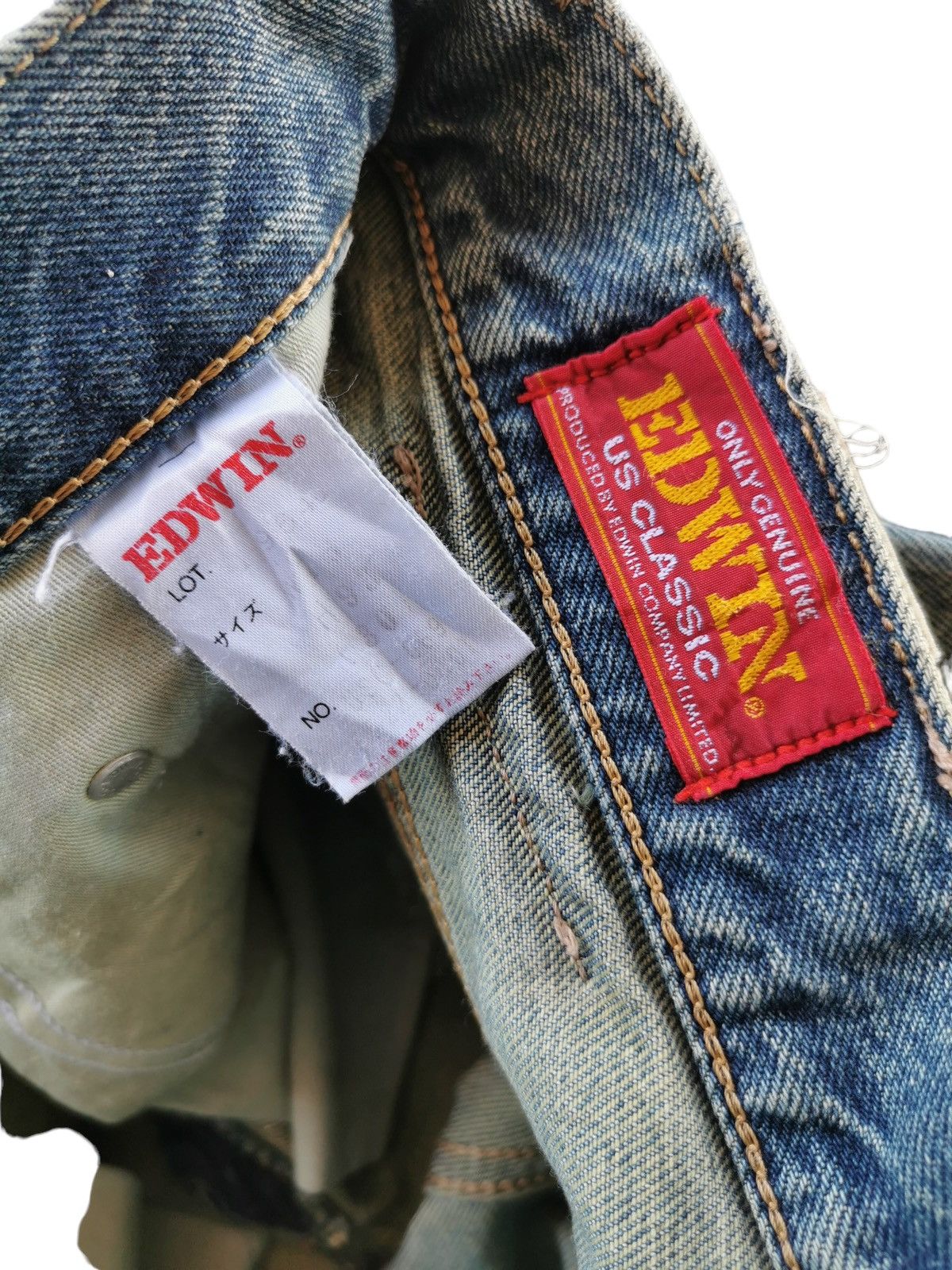 Edwin × Japanese Brand × Vintage Vintage Edwin Japan Jeans Size US 30 / EU 46 - 11 Thumbnail