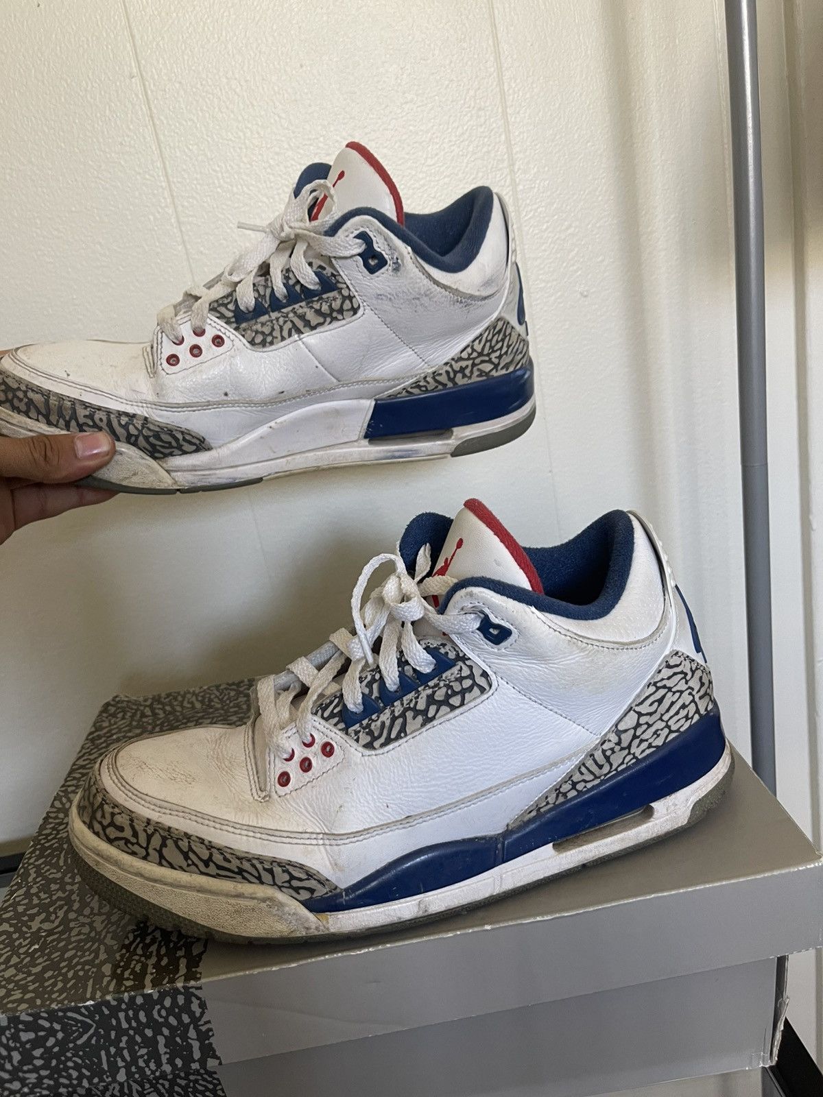 Jordan Brand × Nike Jordan 3 True Blue 2016 Size US 10 / EU 43 - 2 Thumbnail