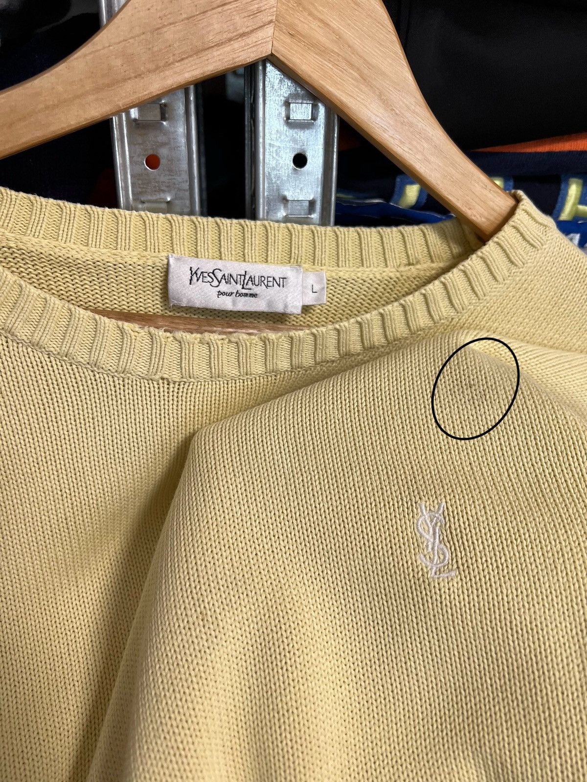 Yves Saint Laurent Vintage Yves Saint Laurent Knit Sweater YSL Jumper Pullover Size US L / EU 52-54 / 3 - 10 Thumbnail