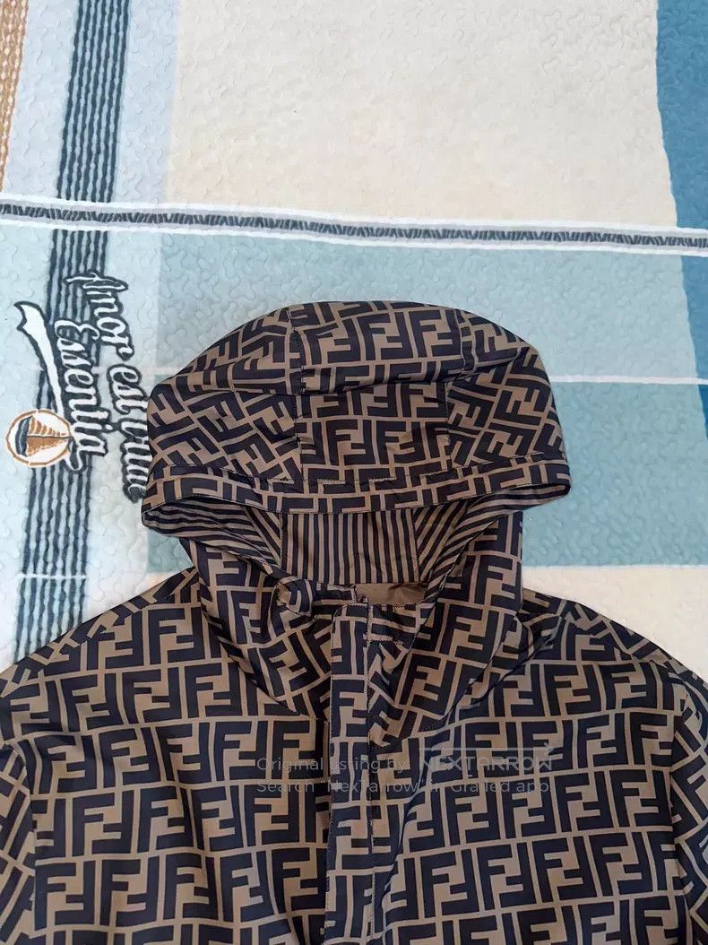 Fendi Fendi Monogram Double F Double Sided Hooded Jacket Size US S / EU 44-46 / 1 - 2 Thumbnail