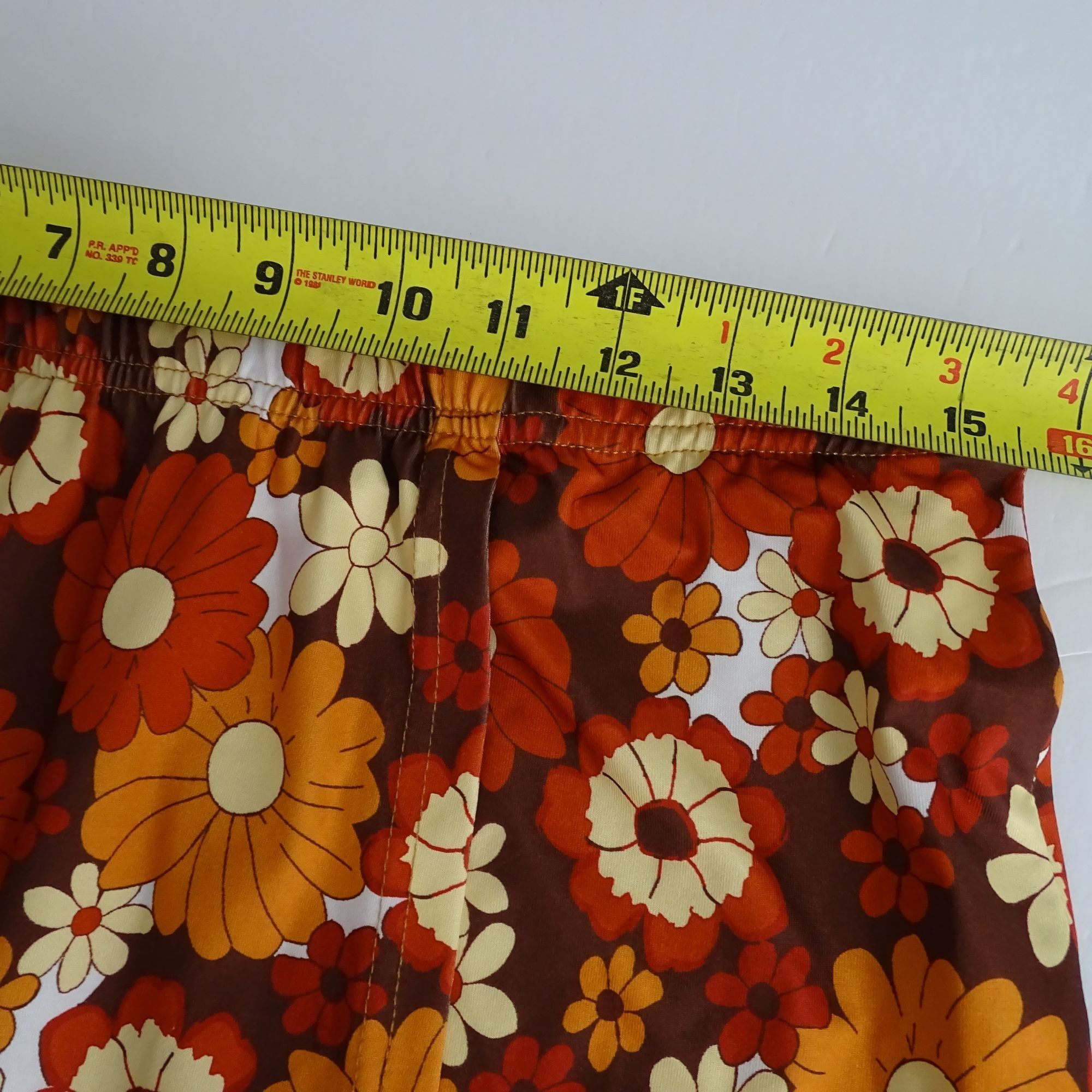 Shein Shein Curve Retro Floral Brown 2-Pc Top & Skirt Size OXL 12 Size 31" - 9 Thumbnail