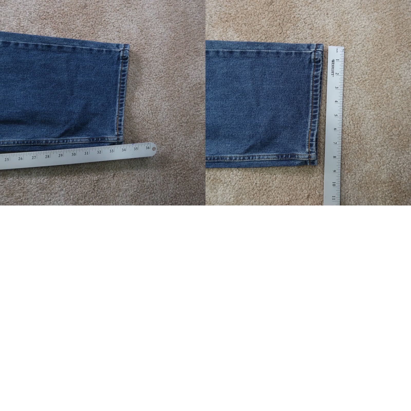 Levi's Levi's 505 Regular Fit Straight Leg Jeans Men's 38x34 Blue Denim NEW Size US 38 / EU 54 - 9 Thumbnail