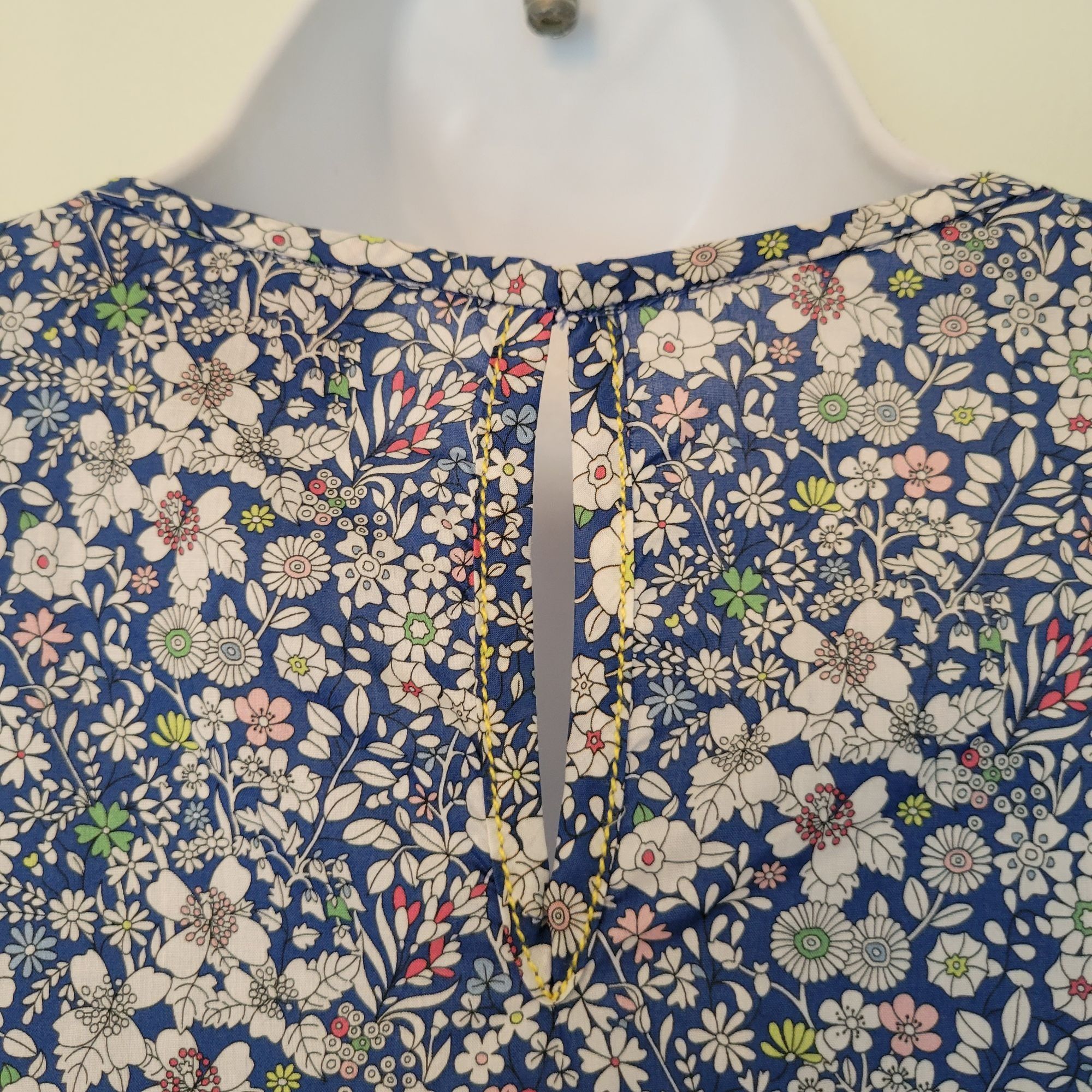 J.Crew J Crew Liberty Fabric Floral Blouse XS Long Sleeve Shirt Blu Size XS / US 0-2 / IT 36-38 - 3 Thumbnail