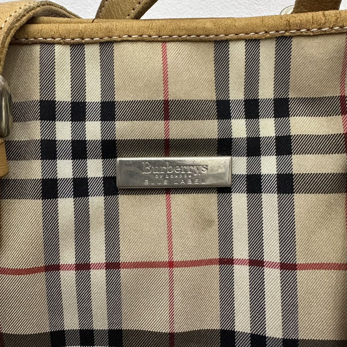 Burberry ‼️YES‼️BURBERRYS BLUE LABEL NOVA CHECK BUCKET SHOULDER BAG Size ONE SIZE - 11 Thumbnail