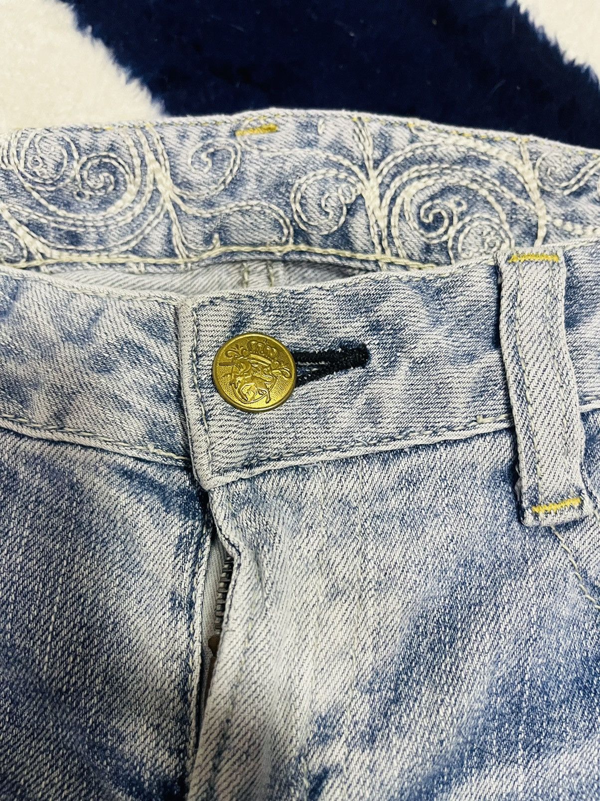 Japanese Brand Unbranded Distressed Jeans (16) Size 28" / US 6 / IT 42 - 11 Thumbnail
