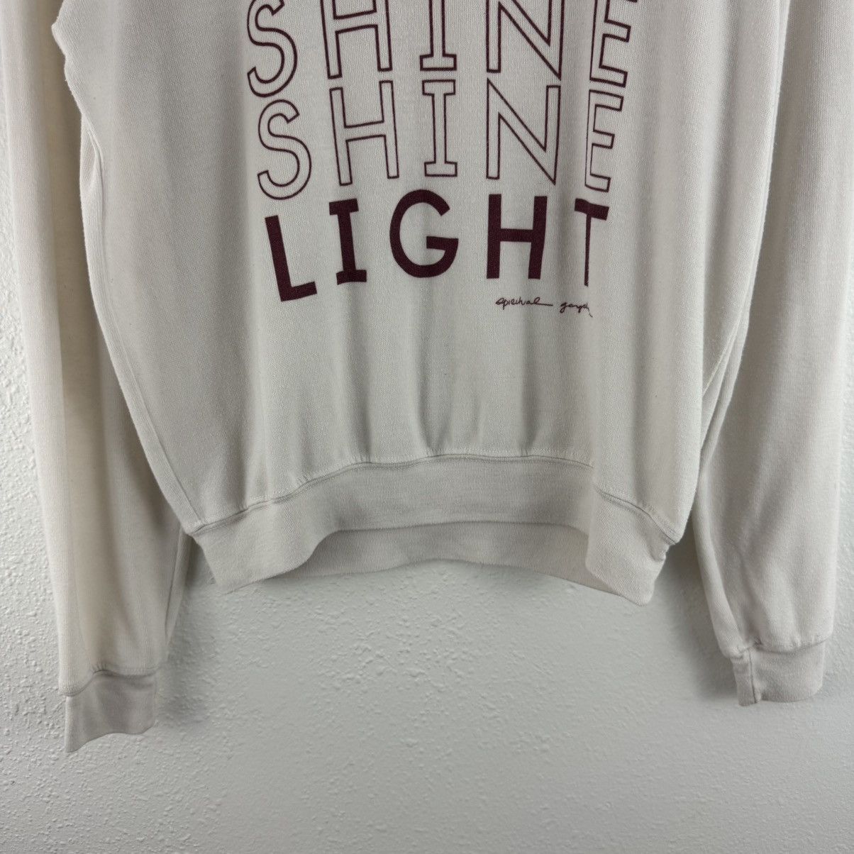 Spiritual Gangster SPIRITUAL GANGSTER White Shine Light Savasana Pullover Top Size M / US 6-8 / IT 42-44 - 6 Thumbnail