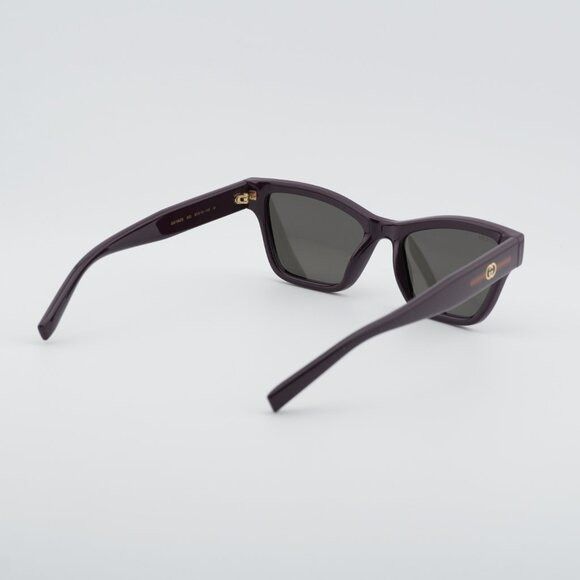 Gucci Gucci GG1982S 003 Sunglasses Shiny Dark Purple Cat Eye Frame Size ONE SIZE - 9 Thumbnail