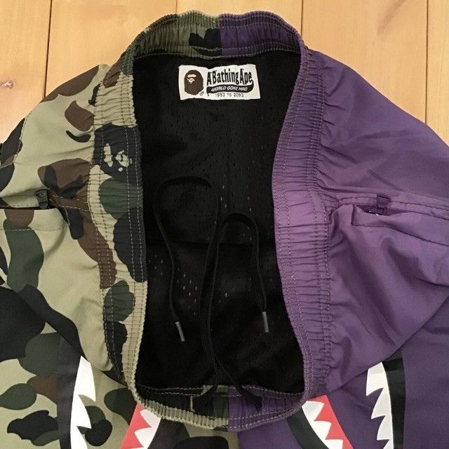 Bape BAPE 1st camo × purple Shark Beach Shorts ★size S Size US 30 / EU 46 - 6 Thumbnail