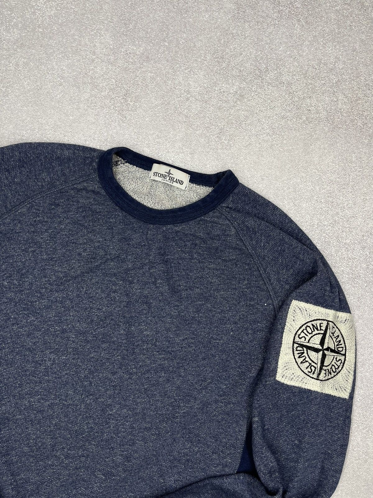 Stone Island Vintage Stone Island Big Logo Embroidered Sweatshirt Y2K Ice Size US S / EU 44-46 / 1 - 3 Thumbnail