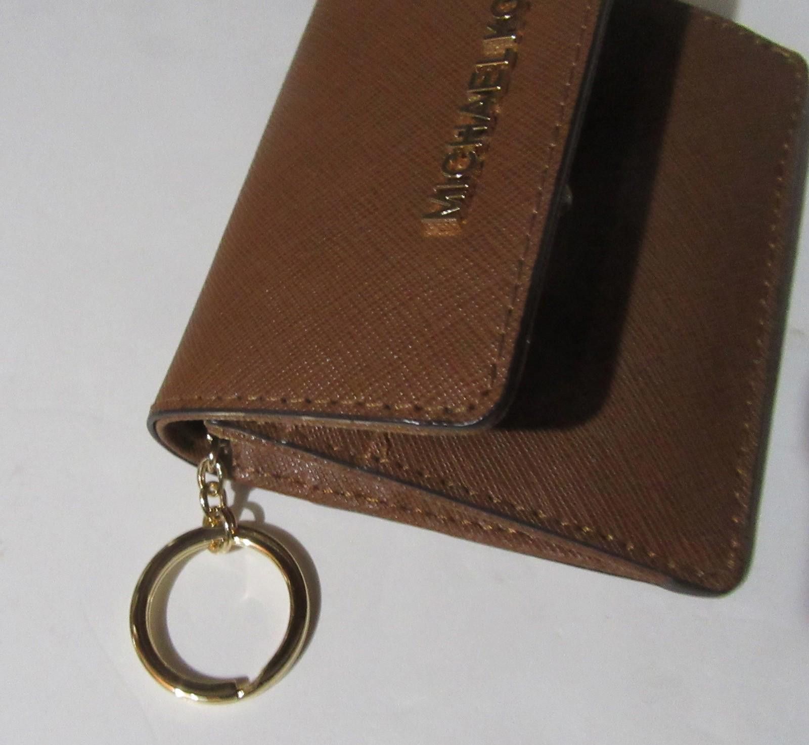 Michael Kors Michael Kors Jet Set Travel Leather Card Case ID Key Holder Size ONE SIZE - 7 Thumbnail