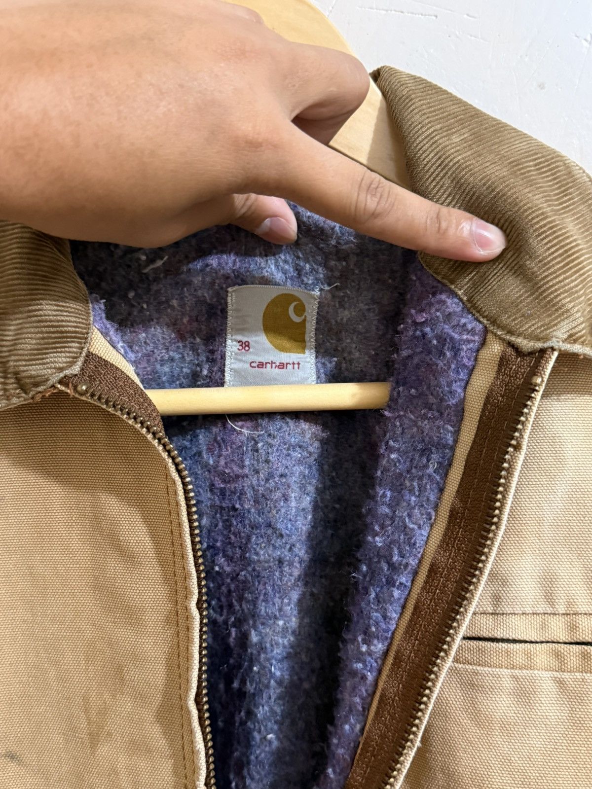 Carhartt Vintage 80s Carhartt Detroit Jacket 6BLJ BRN 🤎 Size US S / EU 44-46 / 1 - 3 Thumbnail