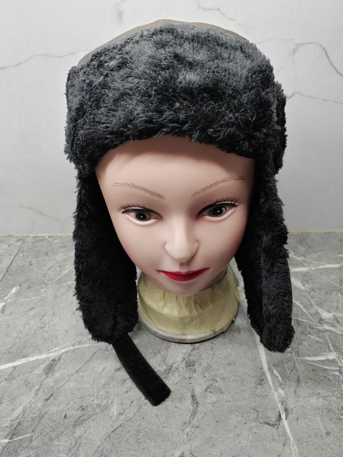 Vintage Vintage Y2k Ushanka Fleece Earflap Cap Hat Size ONE SIZE - 2 Thumbnail
