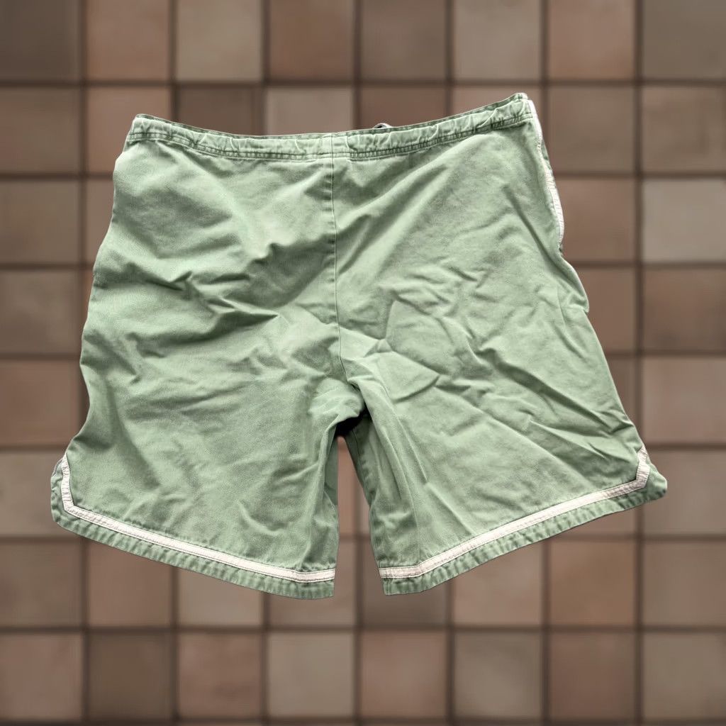 Nike Nike Shorts Mens Large Green NSW N-72 Cotton Track Field Piping Zip Fly Casual Size US 33 - 1 Thumbnail