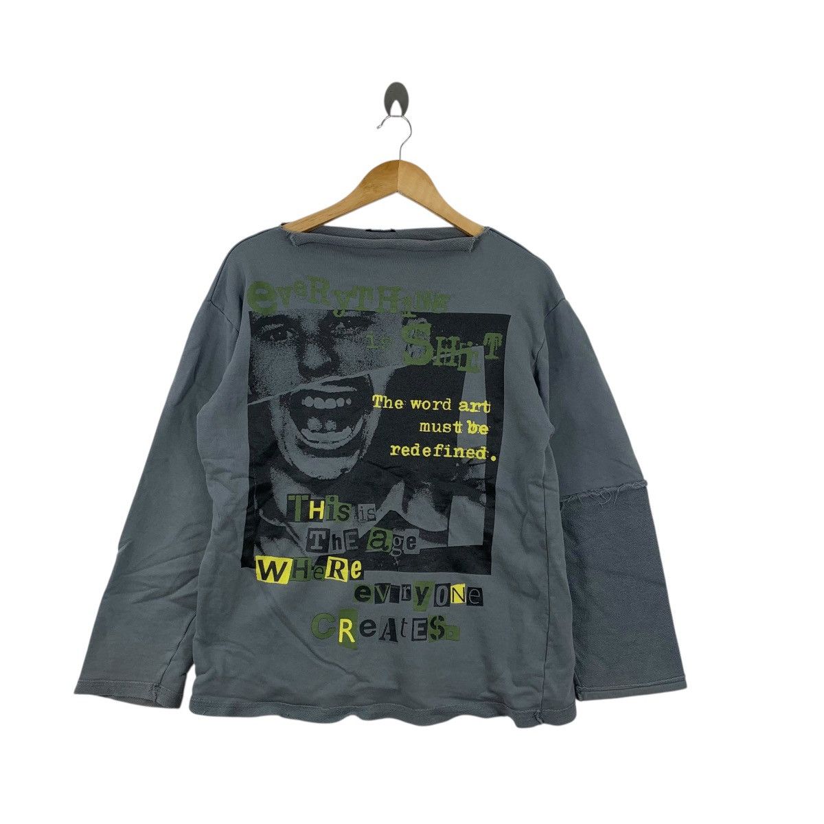 Vintage Vintage MILKBOY PUNK JAPAN Everything Is Sh** Sweatshirt Size M / US 6-8 / IT 42-44 - 4 Thumbnail