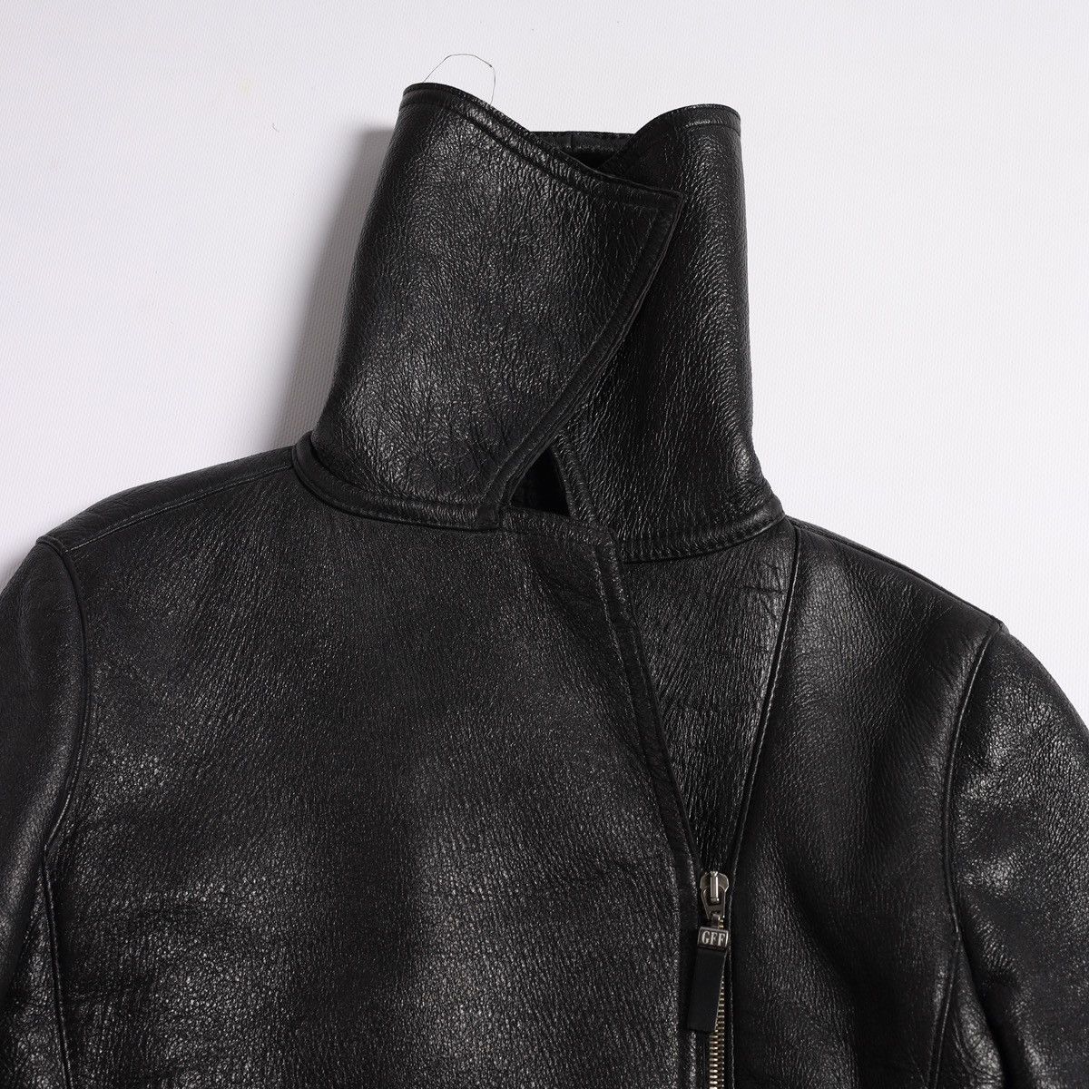 Gianfranco Ferre Gianfranco Ferre GFF Leather Pelle Shearling Crop Jacket Vin Size M / US 6-8 / IT 42-44 - 14 Thumbnail