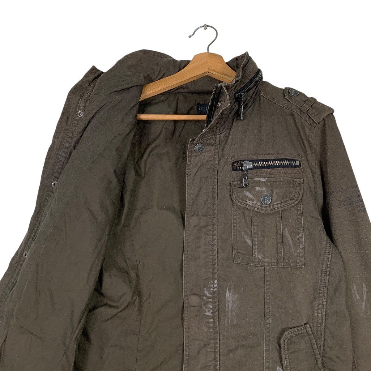 In The Attic IN THE ATTIC Trashed Four Pocket Jacket #1287-C58 Size US M / EU 48-50 / 2 - 10 Thumbnail
