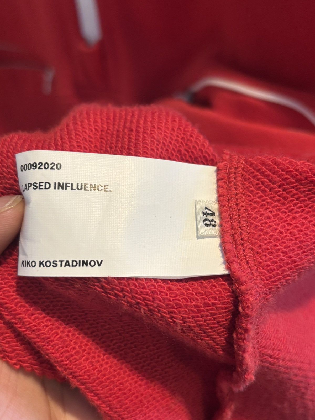 Kiko Kostadinov Kiko Kostadinov🧣Red Bindra Hoodie Size US M / EU 48-50 / 2 - 9 Thumbnail