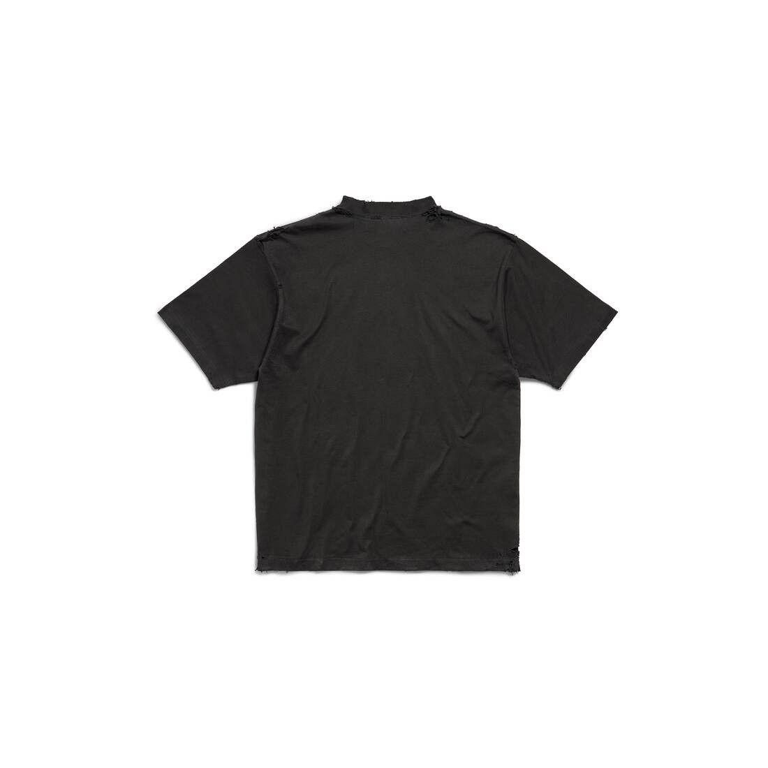 Balenciaga o1bcso1str0226 BB Motel T-Shirt Medium Fit In Black Size US M / EU 48-50 / 2 - 2 Thumbnail