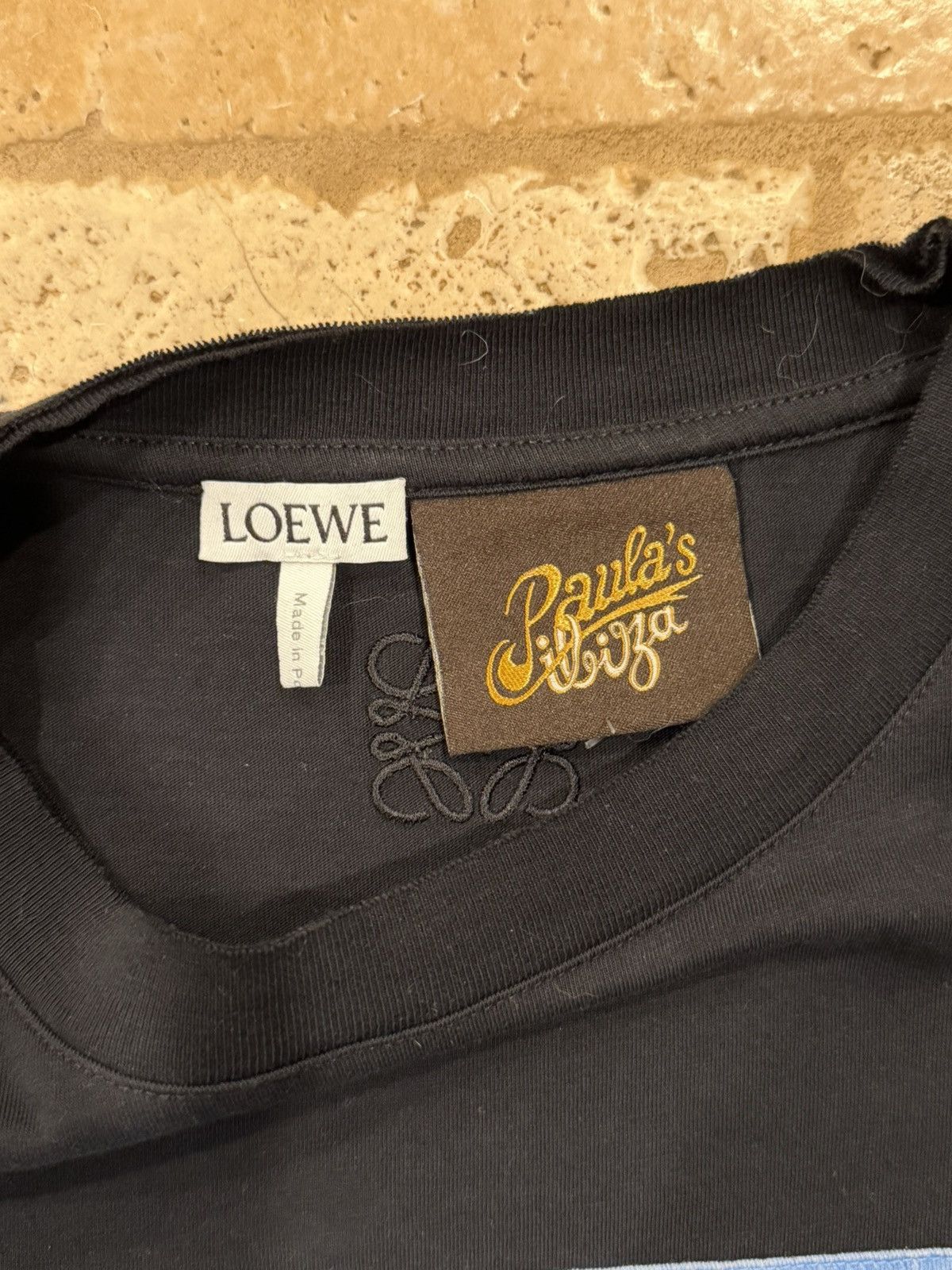 Loewe Loewe Paula’s Ibiza Leroy Grannis Surf Graphic Black T-Shirt Size US S / EU 44-46 / 1 - 7 Thumbnail