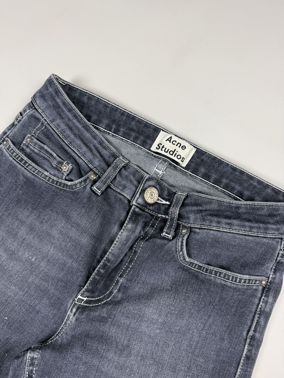 Acne Studios Acne Studios Skin 5 LT Raven Ladies Skinny Jeans Size 24" / US 00 / IT 34 - 9 Thumbnail