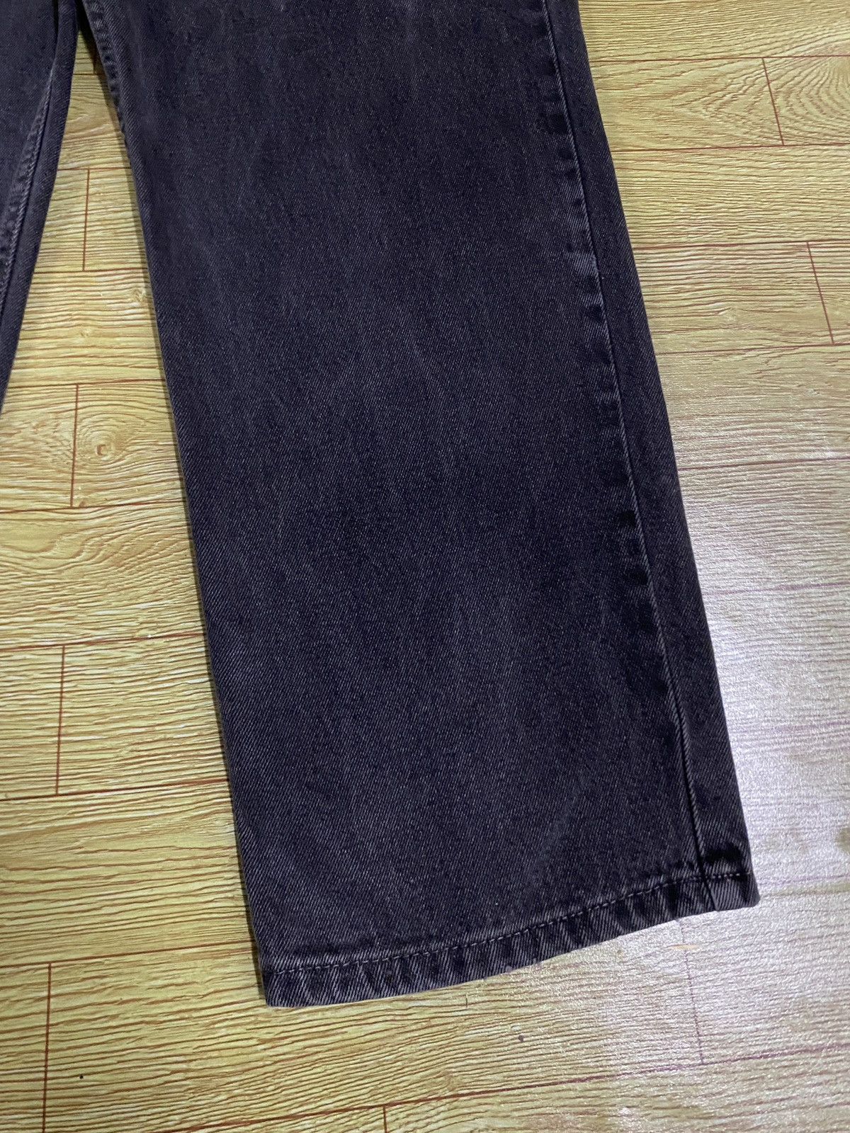 Levi's Very Rare Vintage Levis SuperBlack 550 Loose Jeans 2000s Size US 40 / EU 56 - 6 Thumbnail
