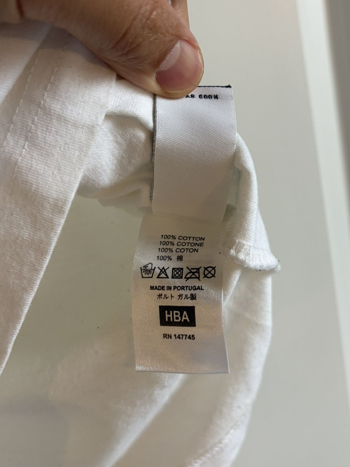 Hood By Air embroidered neck logo Size US XL / EU 56 / 4 - 5 Thumbnail