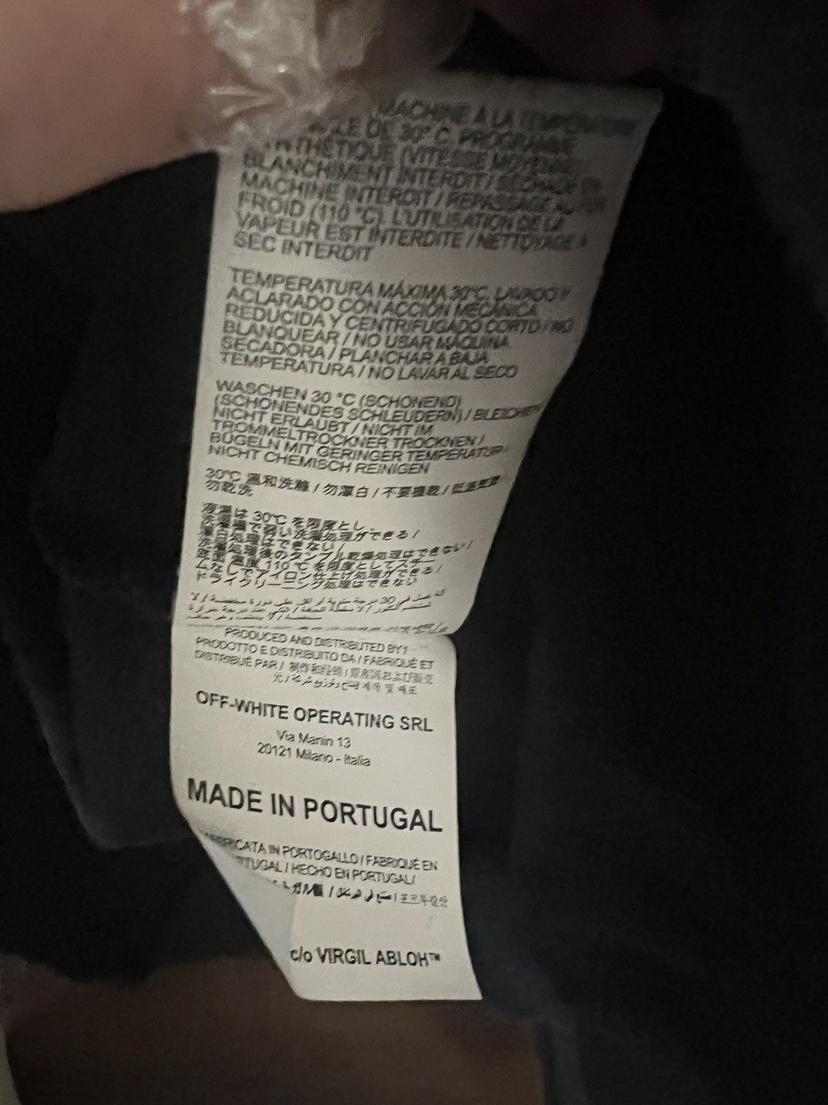 Off-White OFF-WHITE Back Photo Print Two-Piece Hoodie Black Size US S / EU 44-46 / 1 - 10 Thumbnail
