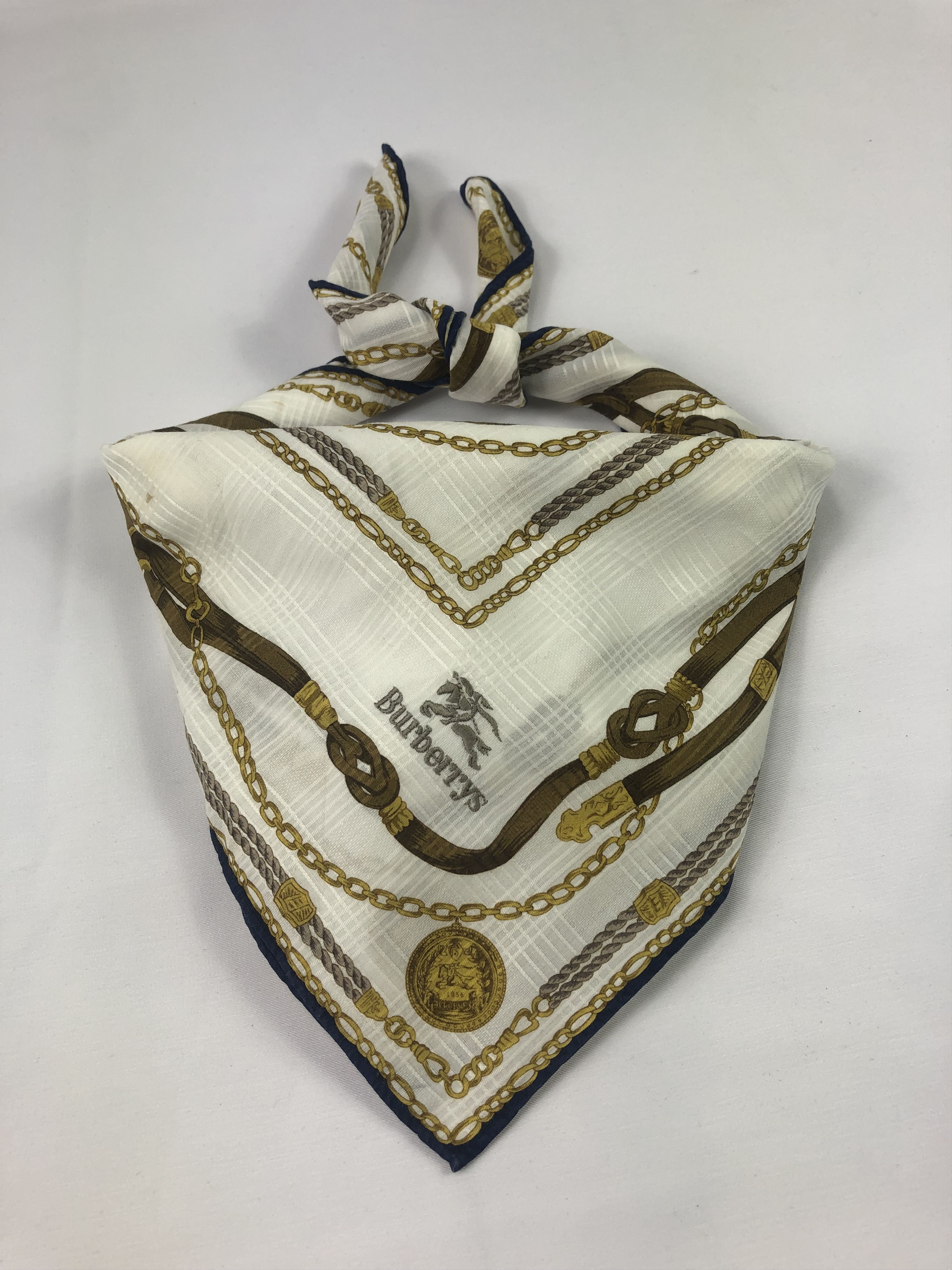 Burberry Burberrys Handkerchief / Bandana / Neckerchief / Headscarf Size ONE SIZE - 2 Thumbnail