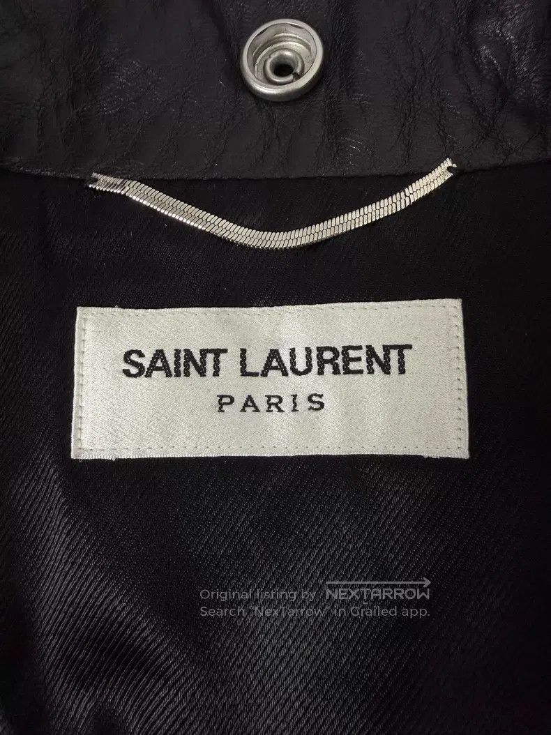 Saint Laurent Paris Saint Laurent Paris Black Biker Jacket i Size US L / EU 52-54 / 3 - 4 Thumbnail
