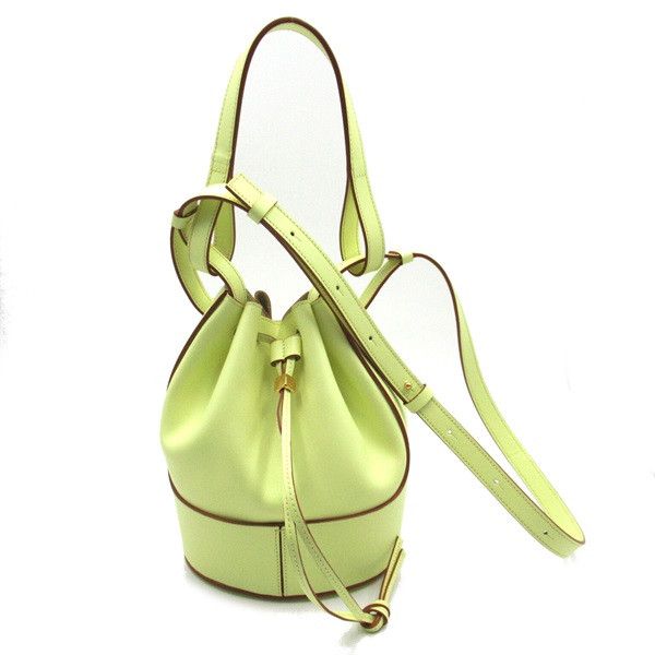 image of Loewe Balloon Bucket Bag in Yellow, Women's