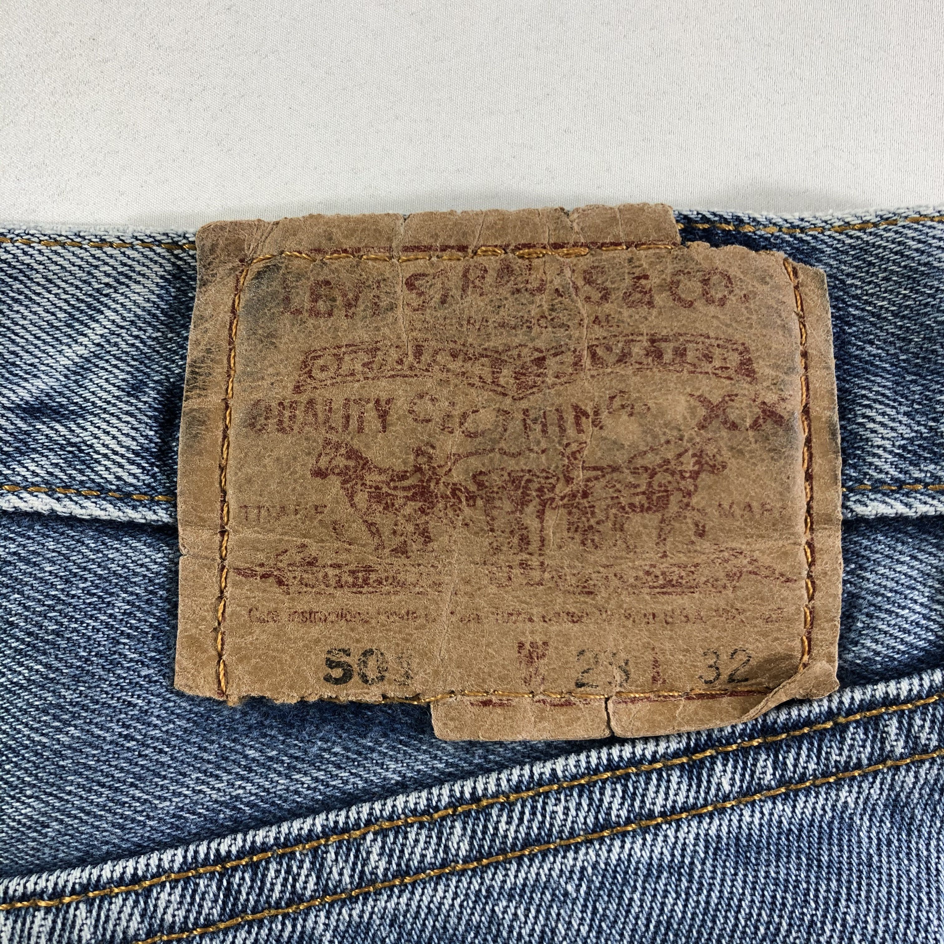 Levi's 90s Vintage Levis 501 Jeans-JM3725 Size US 29 - 6 Thumbnail