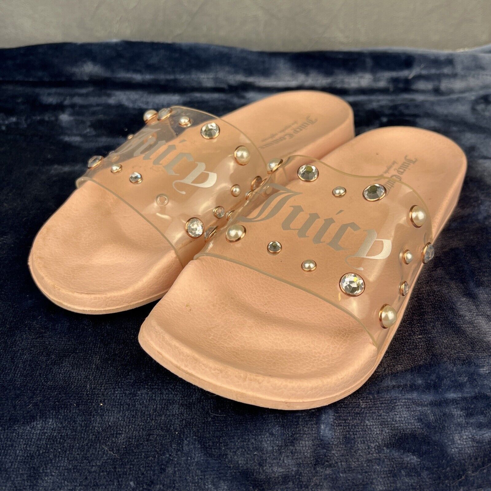 Juicy Couture Vintage Y2K Juicy Couture Slides Womens Sz 8 Sandals Pink Size US 8 / IT 38 - 1 Thumbnail