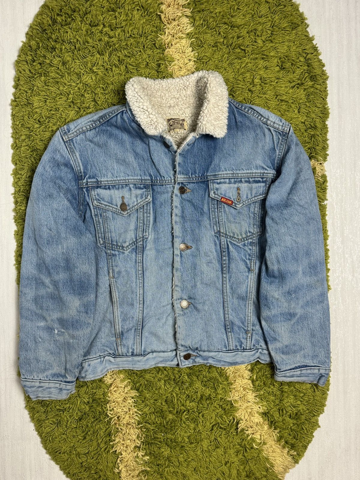 Big John Rare‼️ Vintage Big John Rare Jeans DISTRESSED Denim Trucker Size US M / EU 48-50 / 2 - 1 Thumbnail