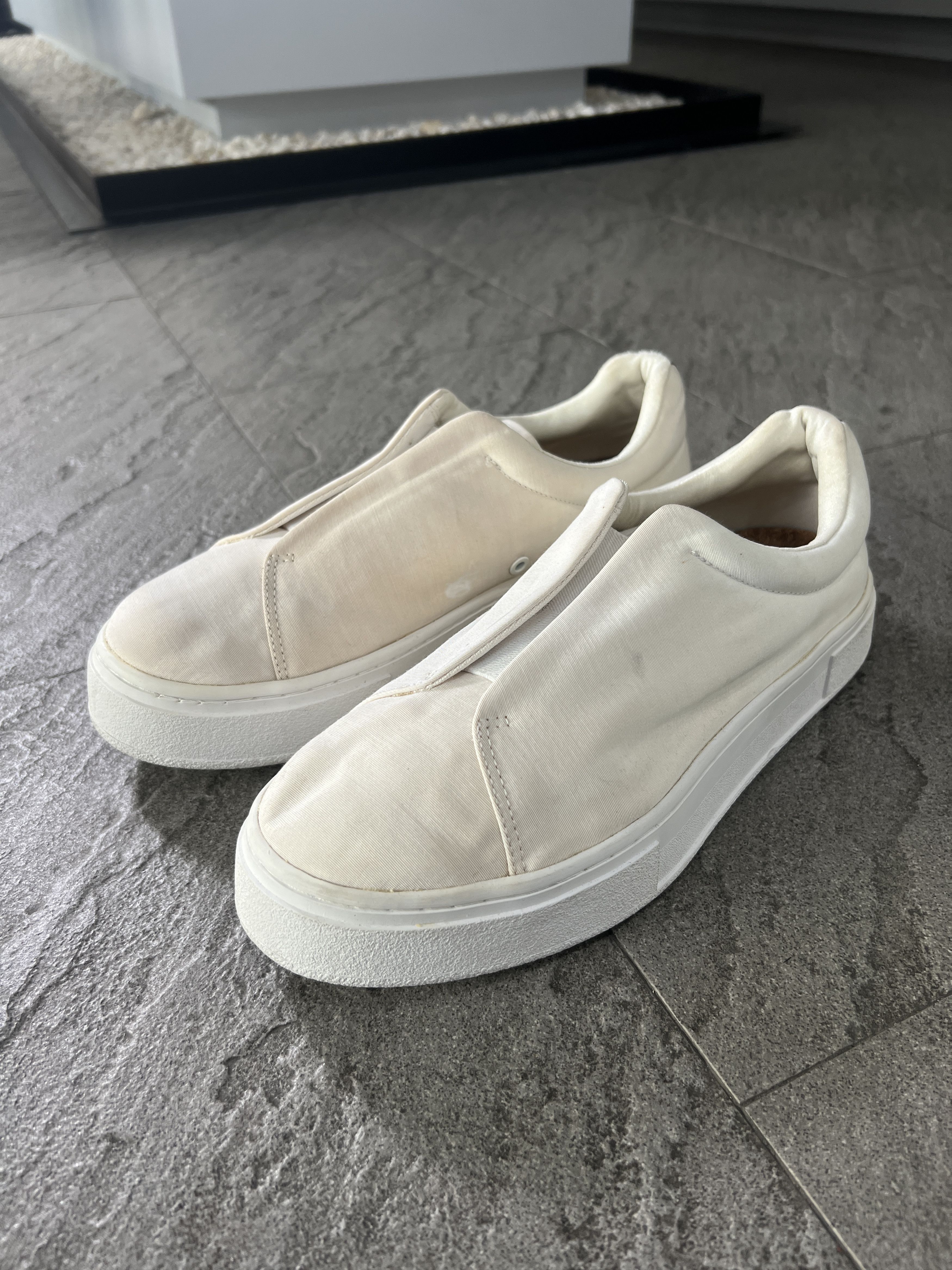 Eytys Eytys Canvas Slip On Sneakers Cream EU43 US10 Size US 10 / EU 43 - 2 Thumbnail