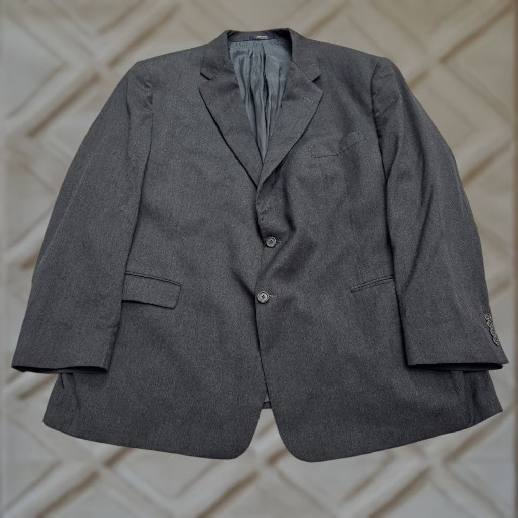 Hart Schaffner Marx Hart Schaffner & Mark Nordstorm Blazer Suit Jacket Mens 52R Dark Gray Classic Size 52R - 1 Thumbnail