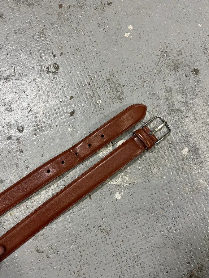 Giorgio Armani Giorgio Armani Brown Premium Leather Belt Size ONE SIZE - 3 Thumbnail