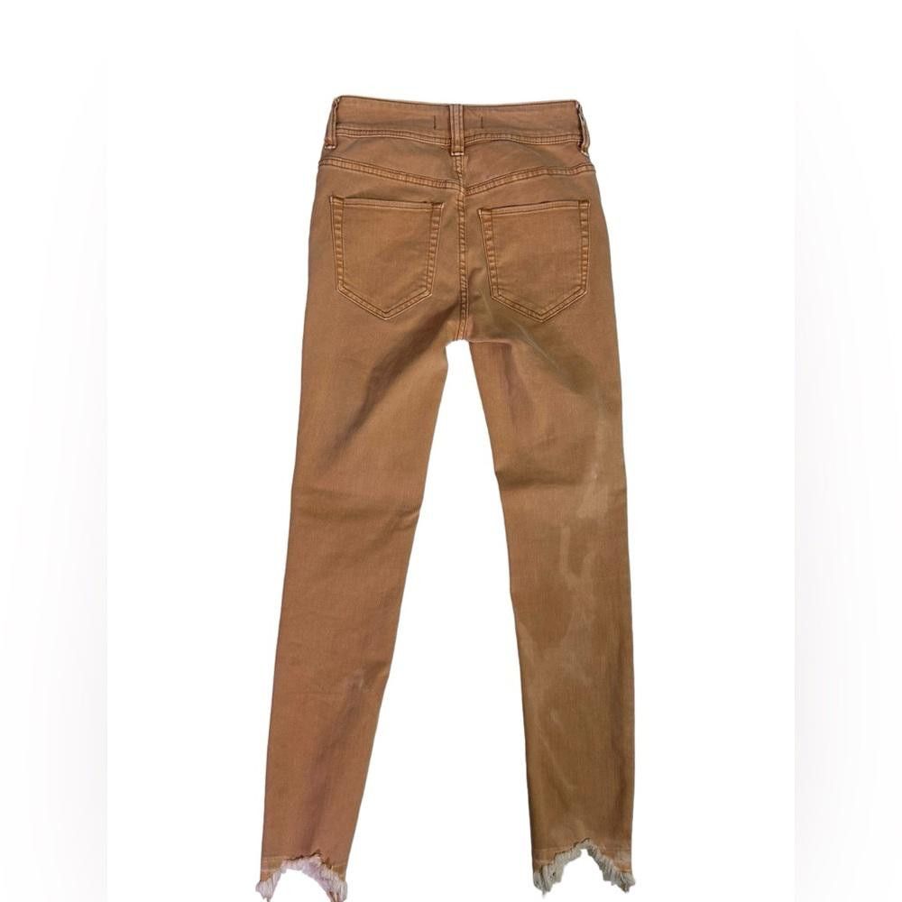 Free People Free People l Wild Child Tan Skinny Jeans 25 Size 25" / US 0 / IT 36 - 3 Thumbnail