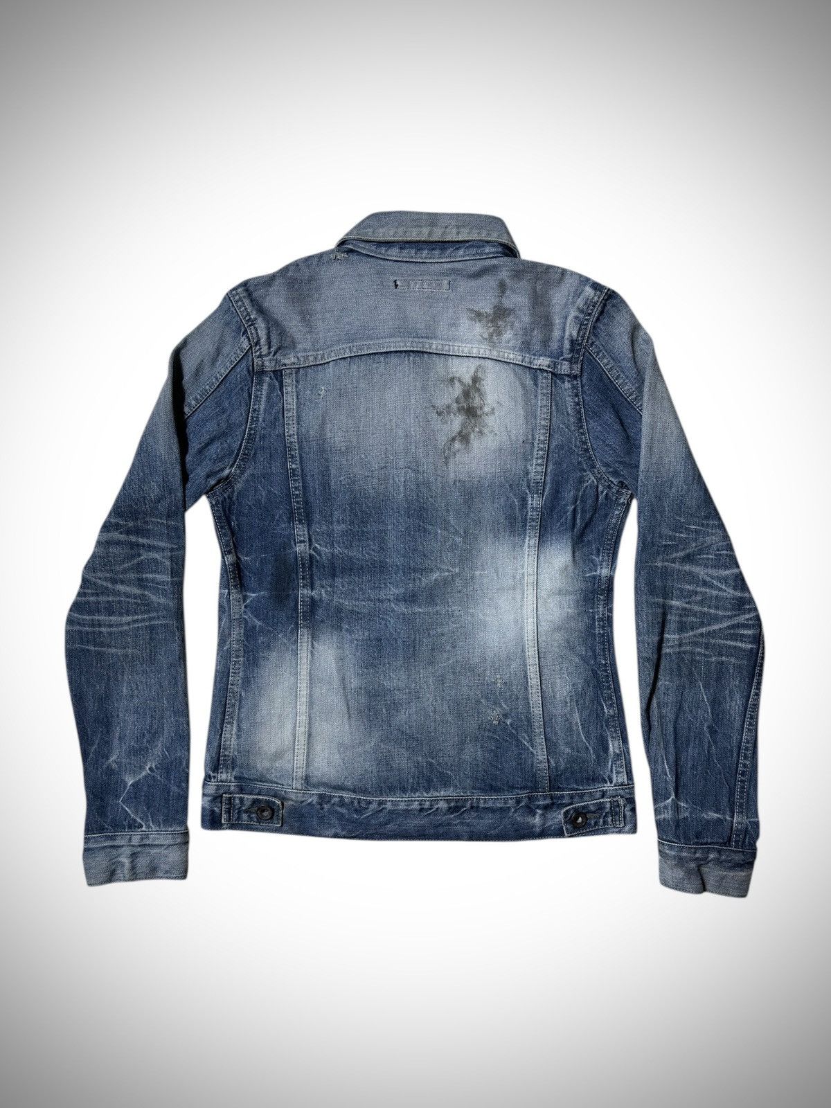 GOSTAR DE FUGA Gostar de Fuga Distressed Denim Jacket Size US S / EU 44-46 / 1 - 5 Thumbnail