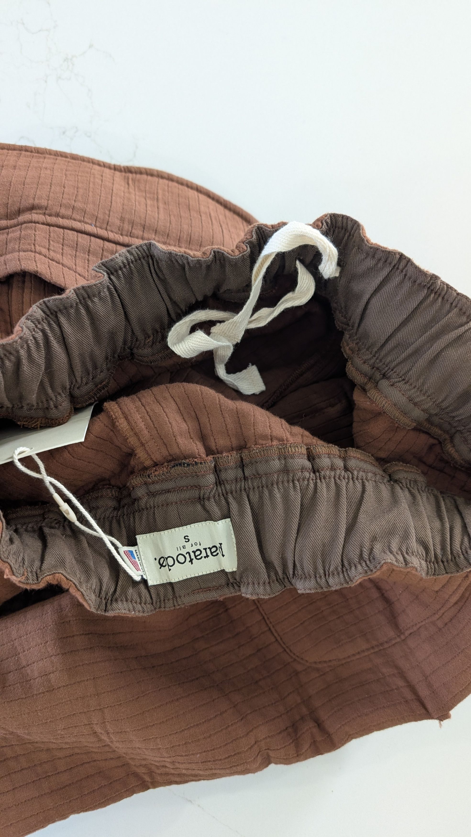 Paratodo Paratodo Tundra Trousers S Brown Quilted Cotton Cargo Size US 30 / EU 46 - 4 Thumbnail