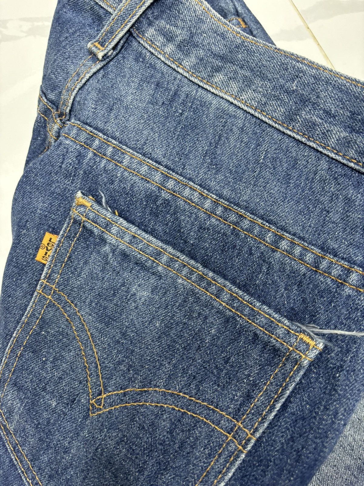 If Six Was Nine 🔥LEVIS 646 ORANGE TAB FLARE BOOTCUT BELL BOTTOM JEANS Size US 30 / EU 46 - 12 Thumbnail