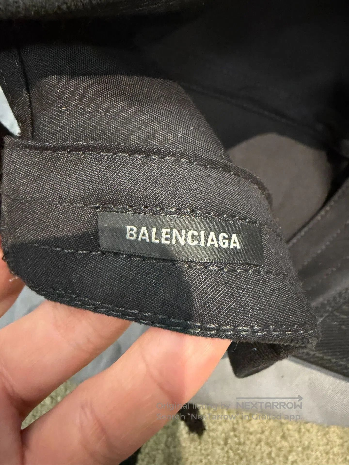 Balenciaga Balenciaga Adjustable Duckbill Cap. Size ONE SIZE - 5 Thumbnail