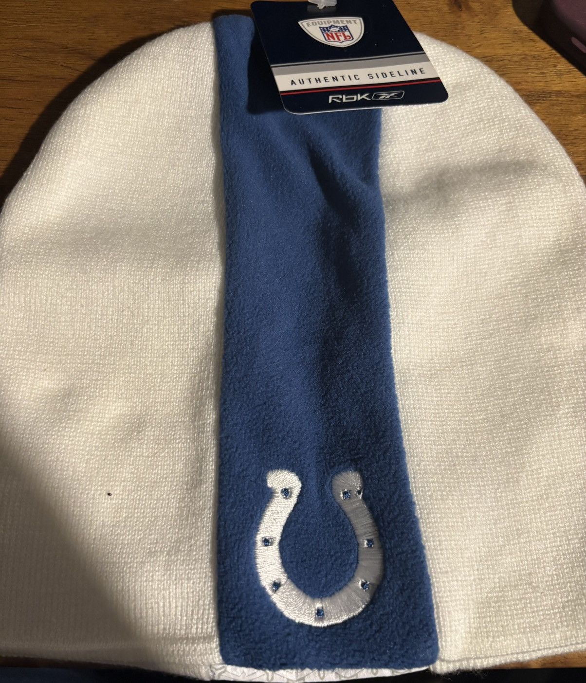 Reebok Colts vintage sidline beanie Size ONE SIZE - 2 Thumbnail