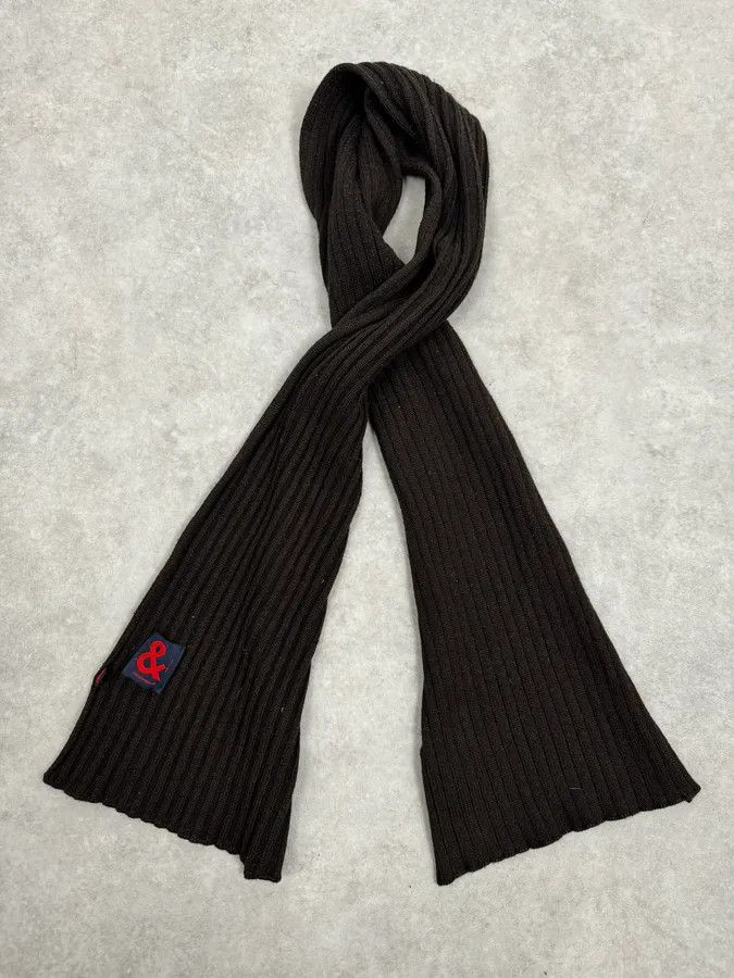 Dolce & Gabbana 1990s Dolce & Gabbana Brown Wool Scarf Size ONE SIZE - 3 Thumbnail