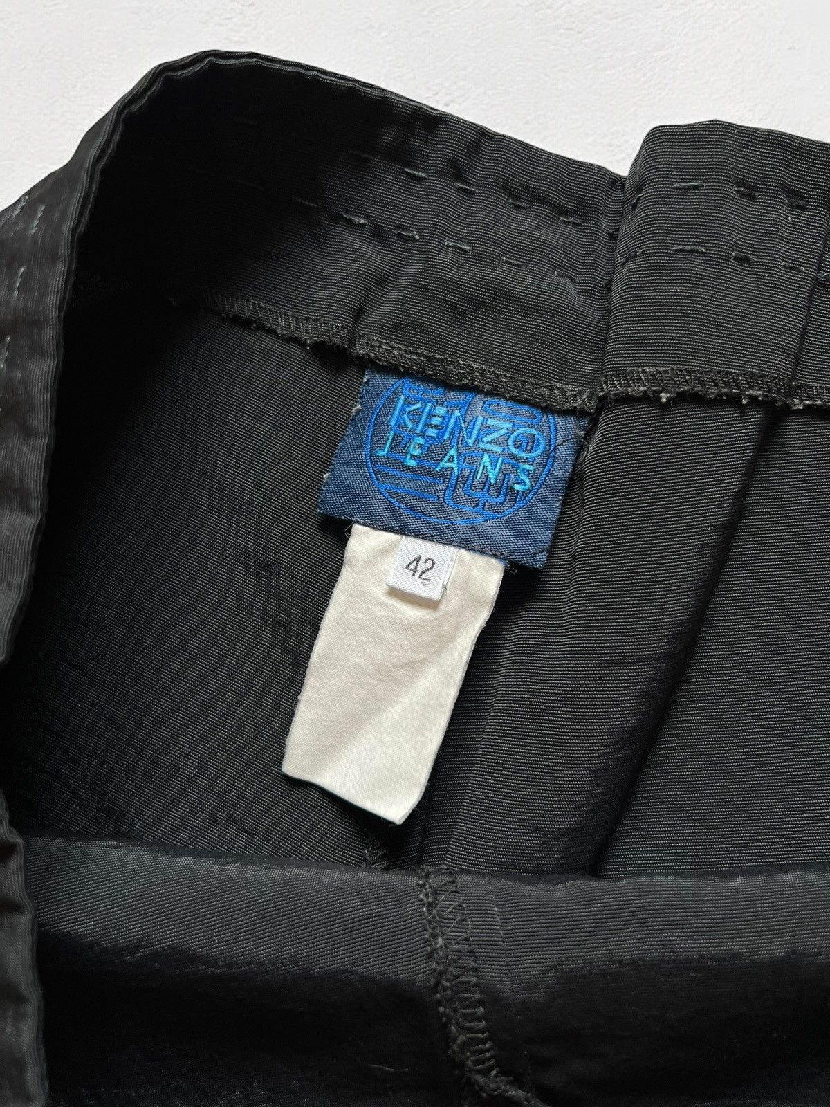 Designer × Kenzo × Vintage OFFER!🫵🏻 VINTAGE KENZO JEANS NYLON PANTS TROUSERS LOGO Size 28" / US 6 / IT 42 - 3 Thumbnail