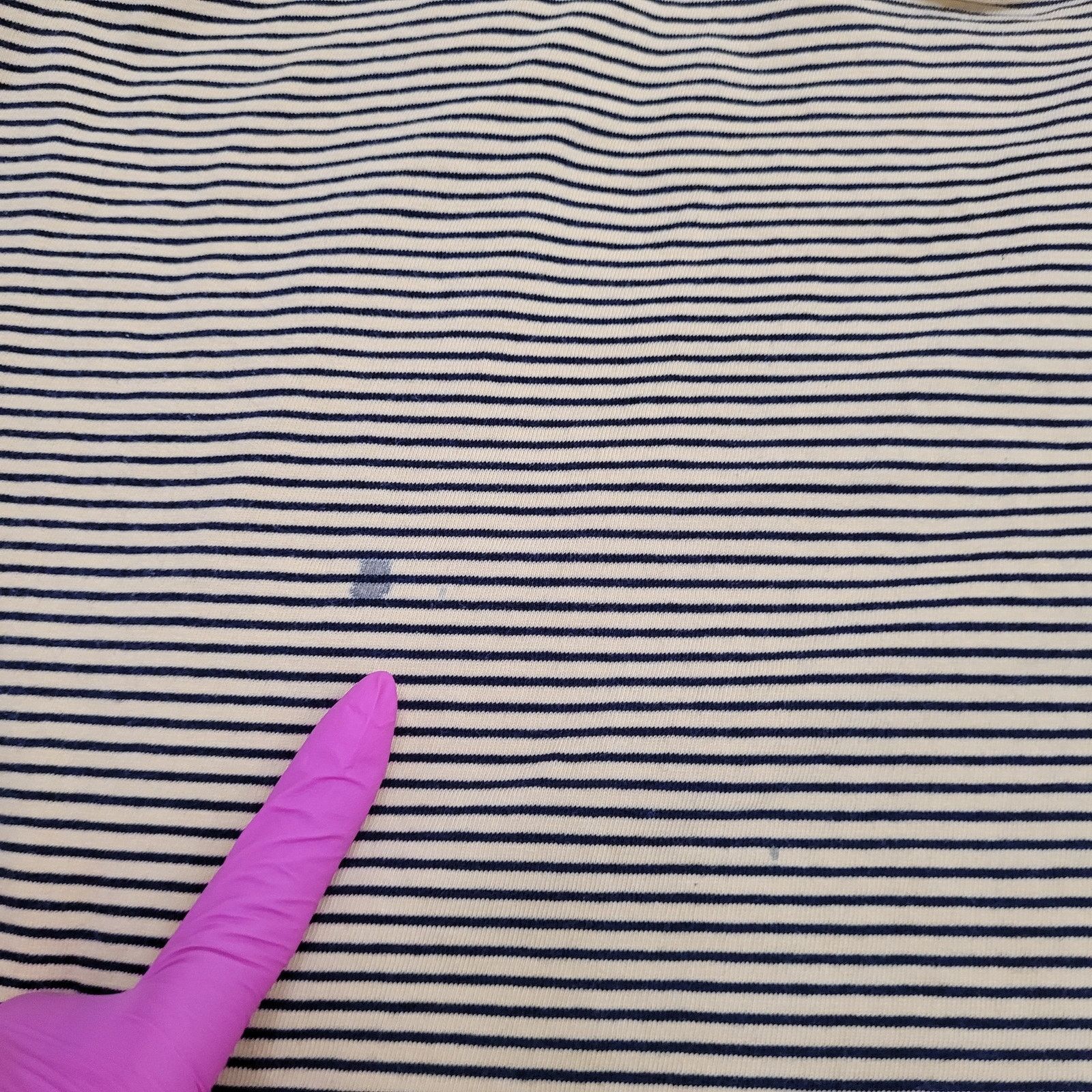 Nautica VTG Y2K Nautica T-Shirt XL Yellow Blue Pin Stripes USA Size US XL / EU 56 / 4 - 3 Thumbnail