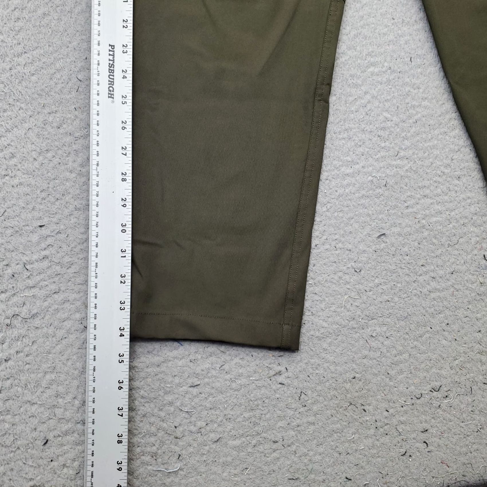Lululemon Lululemon Mens 31 Green Stretch ABC Pants Flat Front Straight Leg Size US 31 - 3 Thumbnail