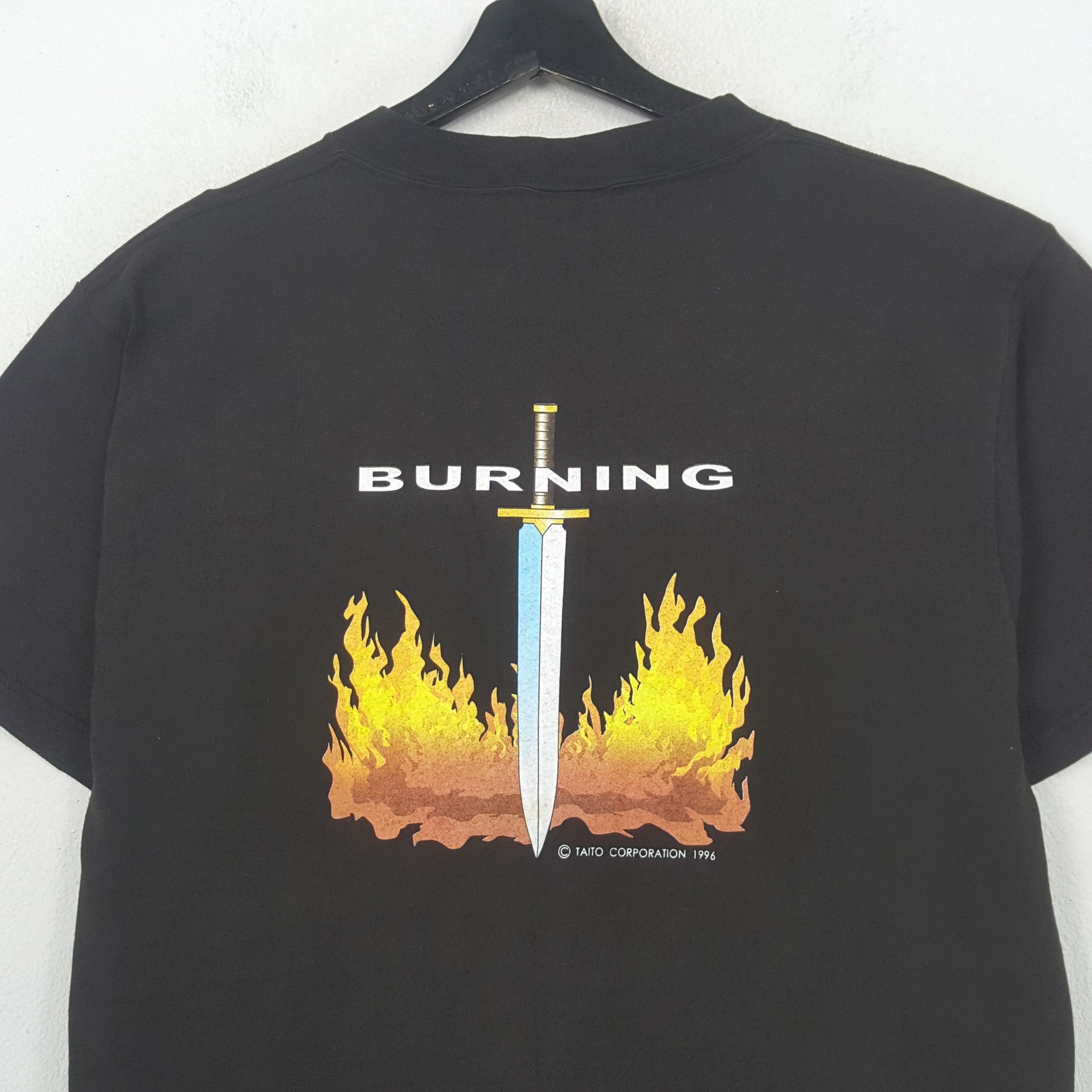 Tultex Burning Games Taito Production Promo Style Tshirt RR25 Size US M / EU 48-50 / 2 - 2 Thumbnail
