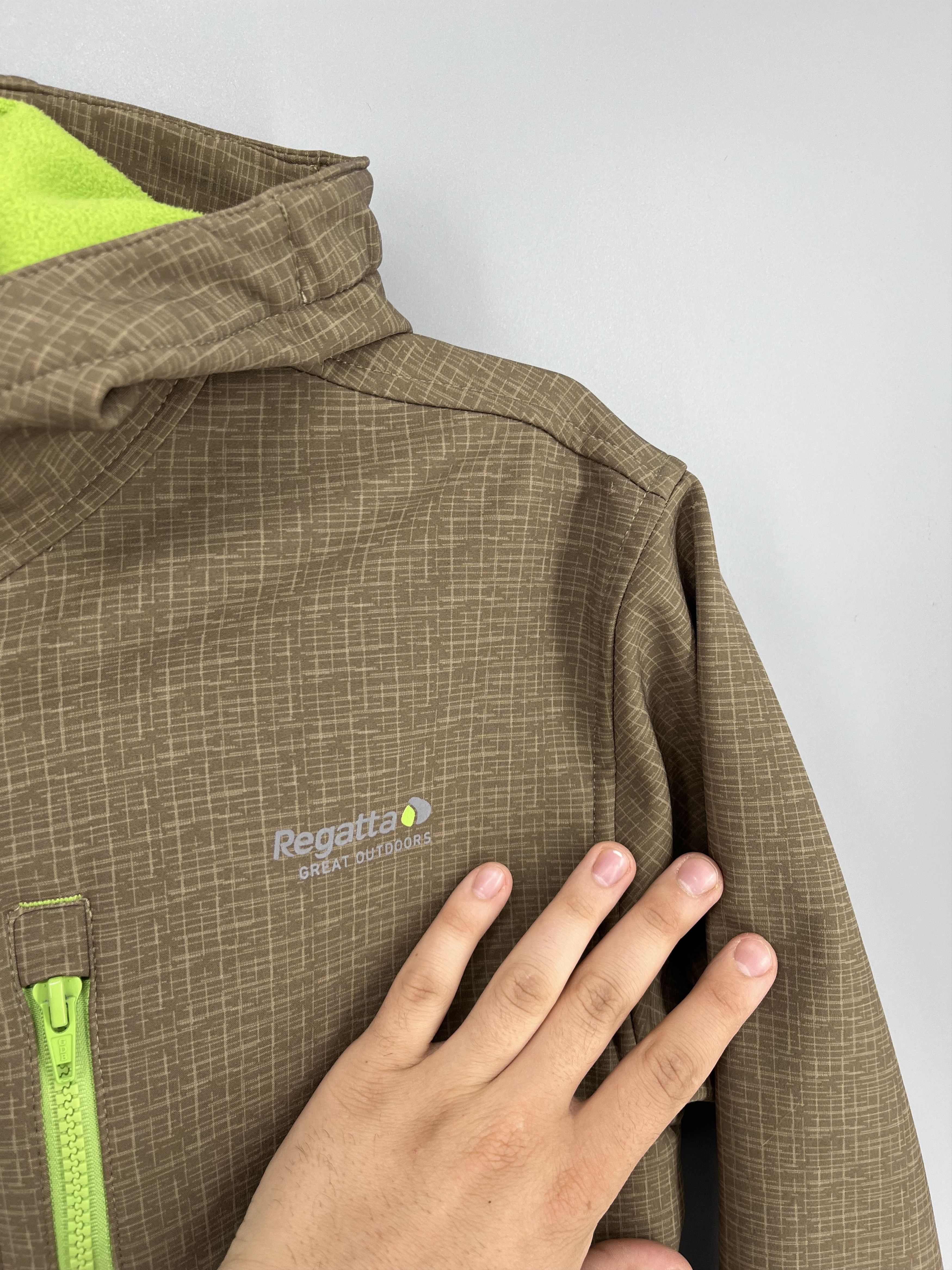 Vintage Regatta Softshell Outdoor Jacket/Waterproof Rain Jacket Size XS / US 0-2 / IT 36-38 - 7 Thumbnail