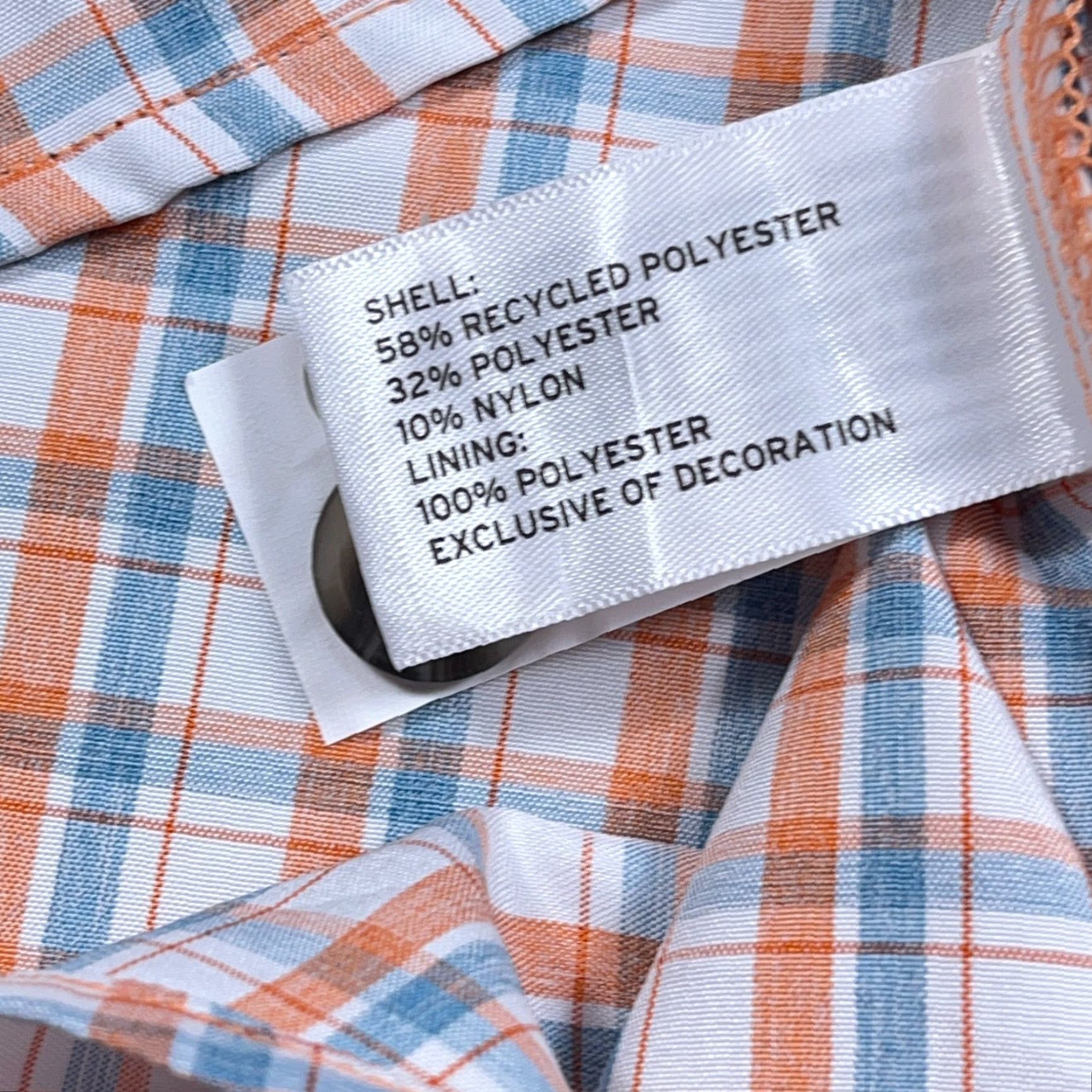 Vintage Alaskan Hardgear Shirt Men Small Orange Blue Plaid Button Up Regular Fit Hiking Casual Travel Size US L / EU 52-54 / 3 - 6 Thumbnail